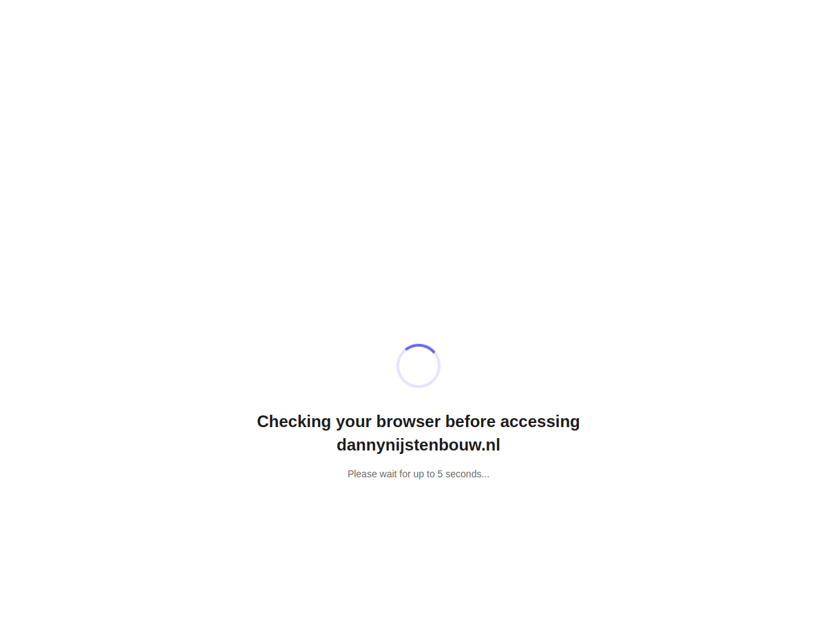 Danny Nijsten Bouw website